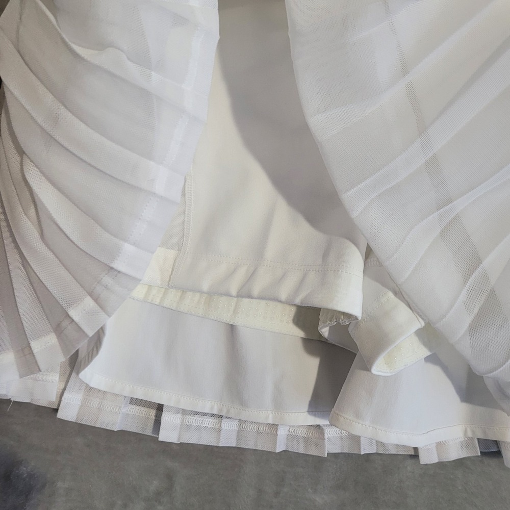 CALIA Court Collection Pleated White Skort/Skirt  NWT Sz Small - Picture 6 of 7